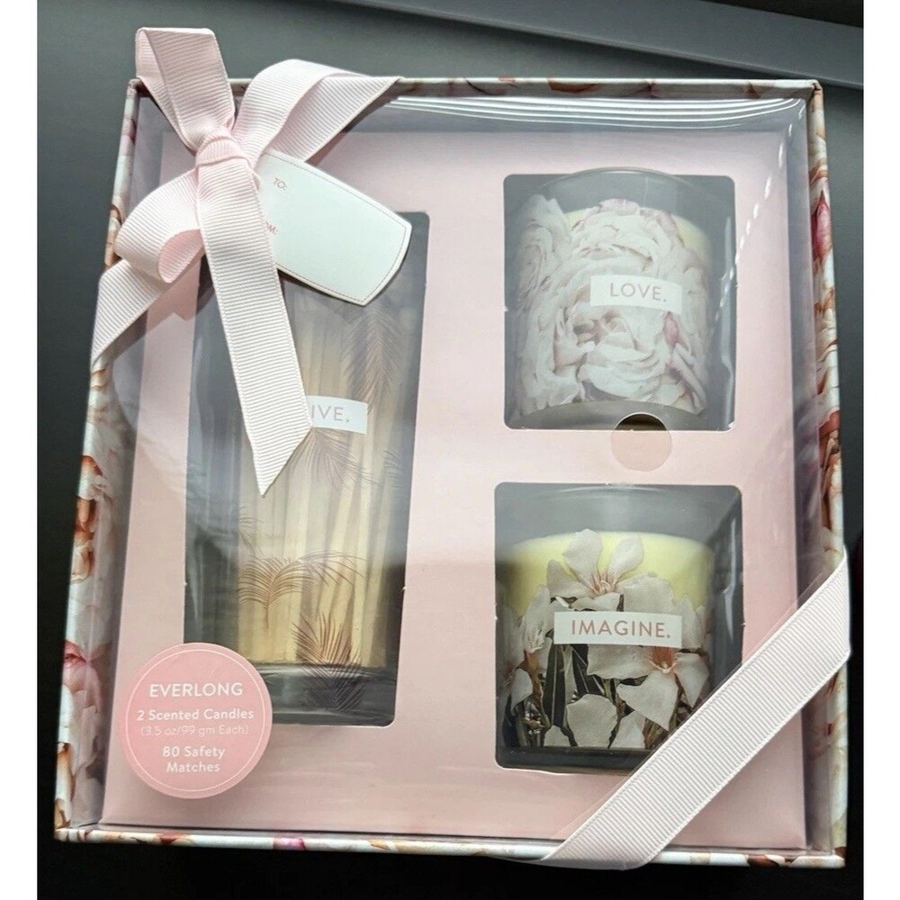 Blooming Candles Gift Set